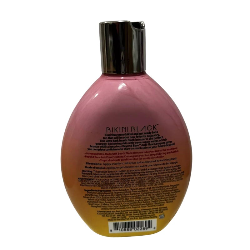 Tan Asz U BIKINI BLACK Advanced Ultra-Dark 200x Black Bronzer - 13.5 oz. - Image 2